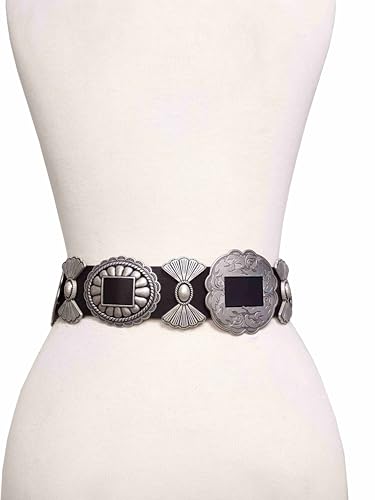 Western Wide-Width, Fully Packed Concho Belt2