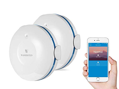 Wasserstein WiFi Water Leak Sensor, Smart Flood Detector