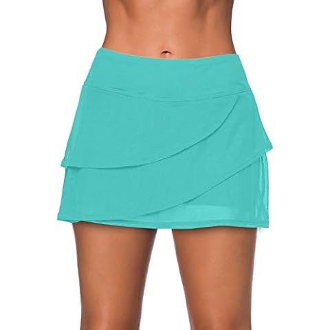 SailBee Women's Sports Beach Bottom Swim Board Surfing Skirt - green - X-Large Cover