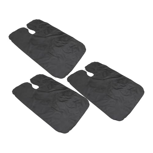 Set de 3 Capas para Corte de Cabello 140x90cm Negro miniatura 1