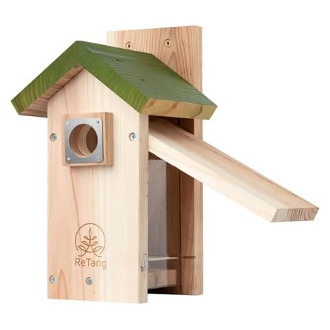 ReTang Cedar Birdhouse with Predator Guard Cover