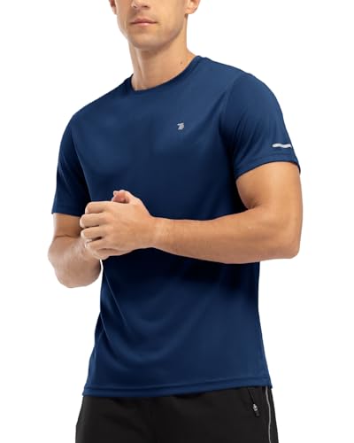 BGOWATU Men's UPF 50+ Short Sleeve Swim Shirts Quick Dry Sun Protection Rash Guard Fishing Athletic T-Shirt2