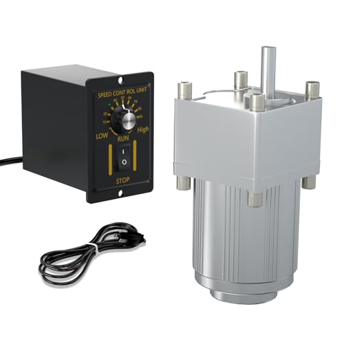 Bemonoc Motor de alta torsión de 15 W CA 110 V baja velocidad 4.5 rpm, motor reductor eléctrico...