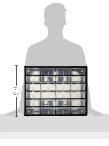 image for Akro-Mils 10124 24 Drawer Plastic Parts Storage Hardware and Craft Cab
