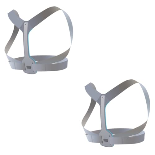 FOMIYES Pcs Lumbar Support Belt Brace Upper Brace for Men Posture Shoulder Belt Grey