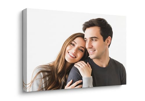 Lienzo Personalizado con Foto | Cuadro Decorativo en Lienzo | Regalo Original y Emotivo para Hogar, Familia, Mascotas | Impresión Profesional |...