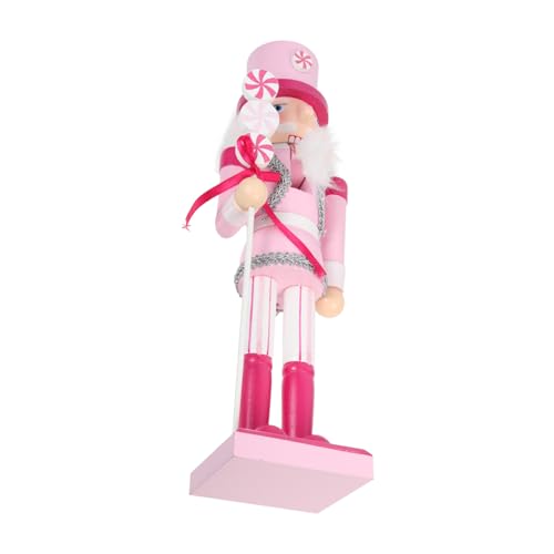 BESPORTBLE 35 cm großer Nussknacker-Soldat, hölzerne...