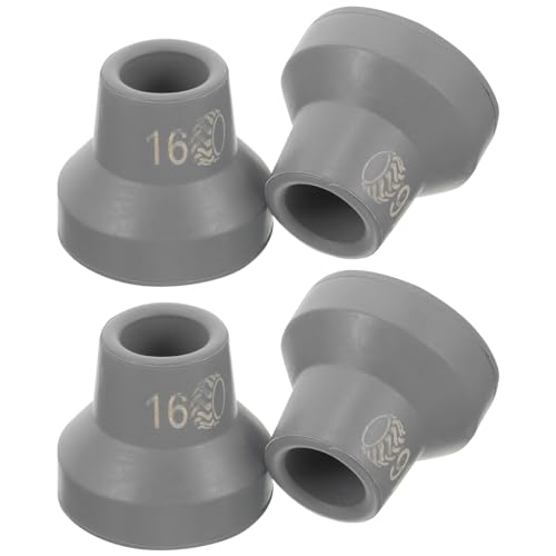 BCOATH ゴム製松葉杖用フットパッド ウォーキングスティックチップ 杖用フットプロテクター - 屋外用スキッド