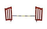 Handlers Choice Adirondack Agility Wing Jumps with Bar - Red