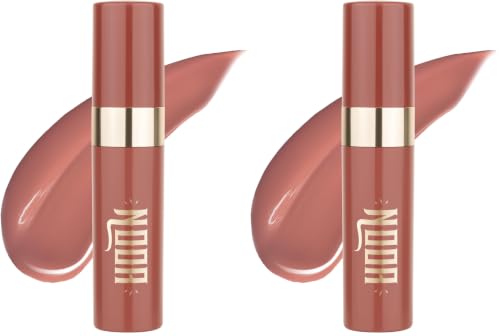 Image of MARS Cinemagic Transfer-Proof Lip Gloss (2.4ml) (01-NOOR) | Intense High-Shine Color | Upto 12 hr Long-Lasting | Smudge-Proof | Lightweight | Comfortable | Doe-Foot Easy Applicator (Pack of 2)