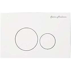Swiss Madison Well Made Forever SM-WC001W Actuator Flush Plate, White