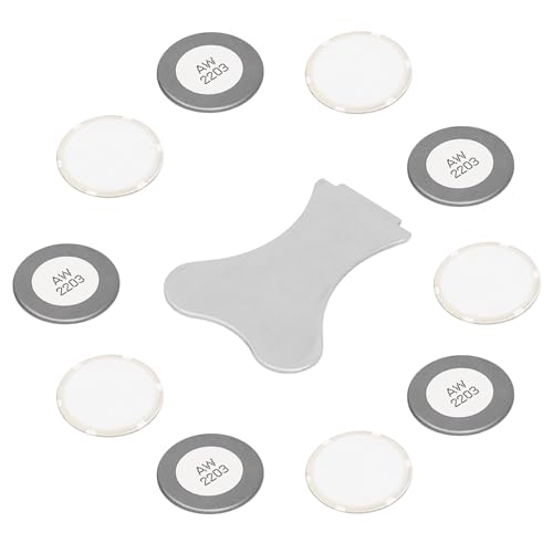Yosoo Health Gear 10 Pièces Disque en Céramique de Brumisateur Ultrasonique de 20mm pour Pièces D'humidificateur, Disques de Brumisateur D'étang de...