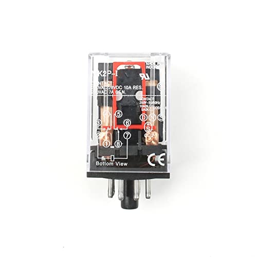 Relé electromagnético MK2P-I AC110V con base de enchufe PF083A de 8 pines 5