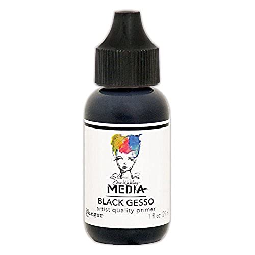 Ranger Dina Wakley Media Black Gesso 3.1x3.1x8.5 cm