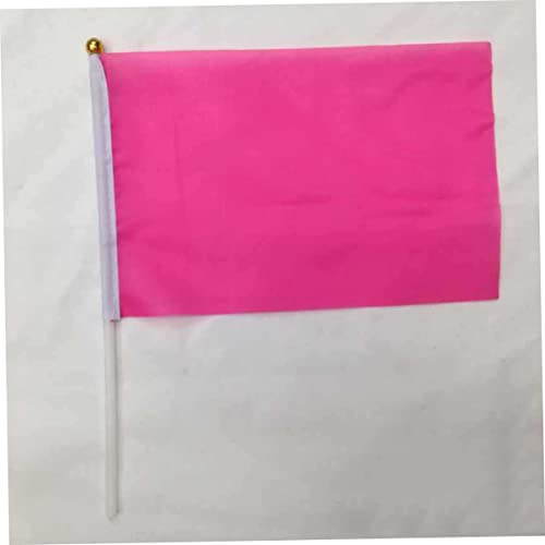 Mini drapeaux carrés en polyester : lot de 100 mini drapeaux portables pour fêtes