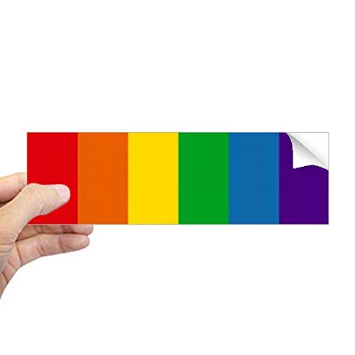 Pegatina LGBT arcoíris para evitar rayones en cuadernos y ventanas 2