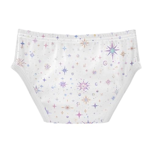 KLL Silver Glitter Pattern Shiny Sparkles Toddler Boys Pure Cotton Underwear Cute Children Panties2