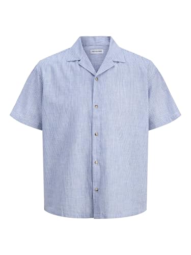 Jjesummer Linen Blend Resort T-Shirt SS Sn, Infinity, L