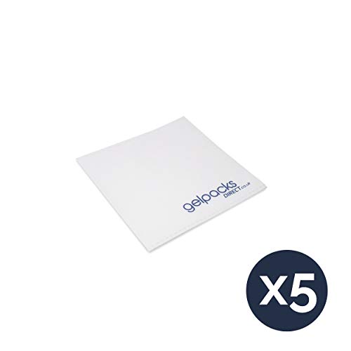 GelpacksDirect - Funda protectora de tela no tejida pequeña (15x15cm) para paquetes de gel frío caliente (se venden por separado) - 5