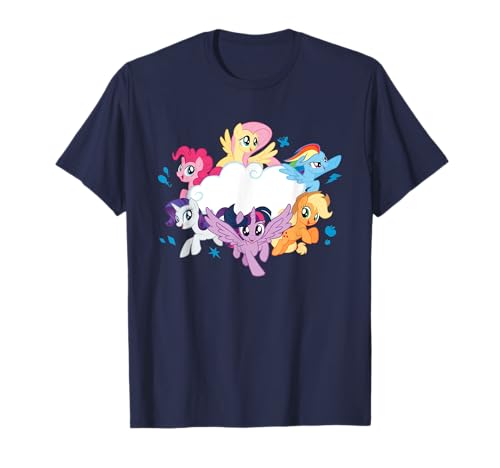 T-shirt My Little Pony Cloud vêtement coton imprimé multicolore