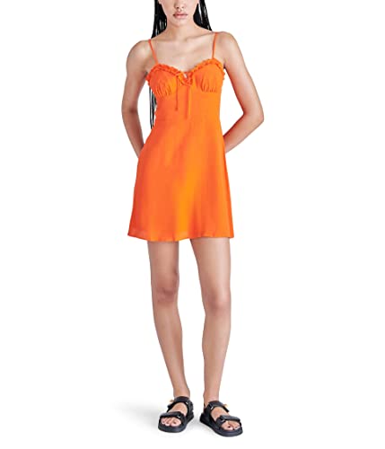 Robe rouge et orange Steve Madden Jordanna taille 40 une coupe couture haut de gamme