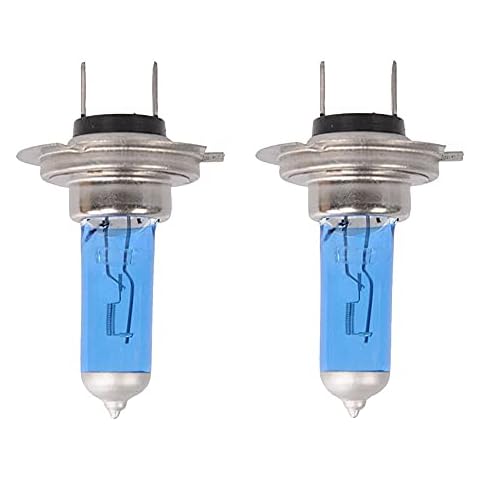 Mintice 2 X Car Vehicle Bright H7 100W 6000K Xenon Gas Halogen Headlight White Light Lamp Bulbs Cover