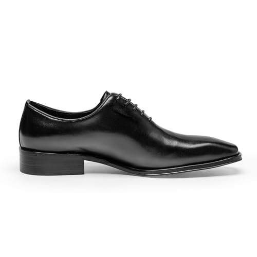 Men's Dress Shoes Whole Cut Oxford - Premium Full Grain Leather Formal Business Shoes for Men4