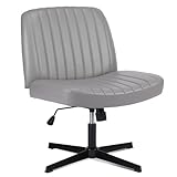 Sweetcrispy Silla de oficina sin reposabrazos, dormitorios y salas de