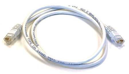 Cable Ethernet Cat 6 Blanco 3 ft miniatura 1