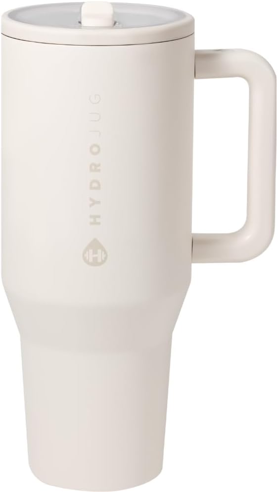 HydroJug Cream 40oz Traveler + Boot