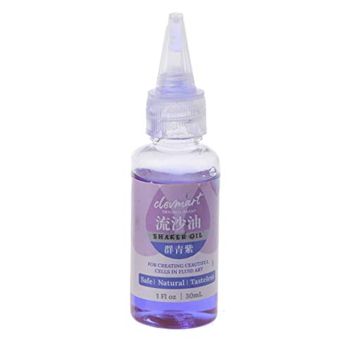 JUNNASALIKER Pintura acrílica premezclada con alto líquido para verter pintura acrílica con aceite de silicona (30 ml) para verter