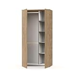 MUEBLES PITARCH | Armario Dormitorio Ropero 2 Puertas, Modelo Noa