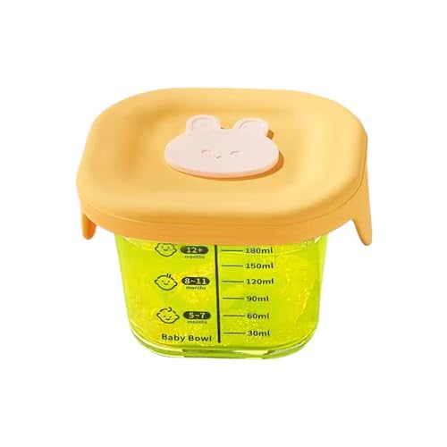 Generisch Reusable Storage, juego de tarros de de 120 ml, tamaño de mano de 4,05 x 3,15 pulgadas con sello a prueba de fugas, accesorio de térmico resistente, estilo moderno con