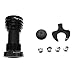 CYSKY Bike Crank Arm Set Mountain Bike Crank Arm Set 170mm 104 BCD with Bottom Bracket Kit and Chainring Bolts for MTB BMX Road Bicyle, Compatible with Shimano, FSA, Gaint (Black)