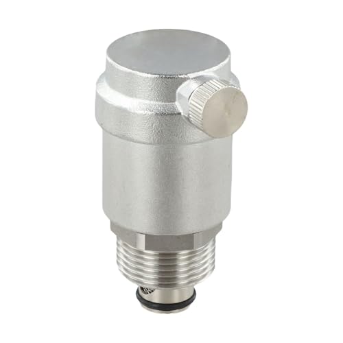 Vibsky Válvula de ventilación automática para sistemas de refrigeración y chasis de suelo, válvula de alivio de presión de acero inoxidable 304, tamaños Dn15 Dn20 Dn25, compatible con agua fría y