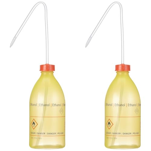 neoLab EcoLab E-1714 E-1714 Bouteilles pissettes en polyéthylène 500 ml (Lot de 2)