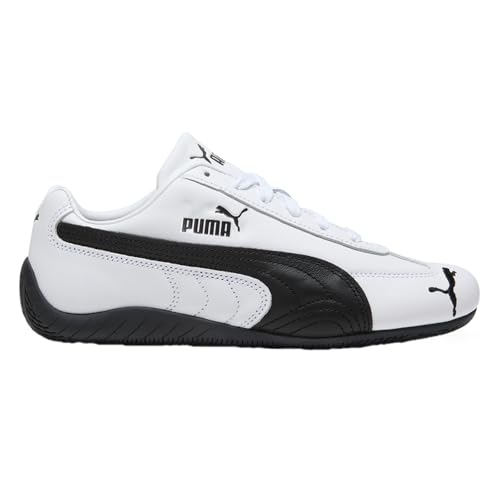 Image of PUMA Womens Speedcat Leather Lace Up Sneakers Shoes Casual - White