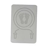 Fenteer Colchoneta para Saltar La Cuerda, Colchoneta para Ejercicios de Fitness para Gimnasio en Casa, Protege El Suelo Y, Almohadilla de Entrenamie, Gris