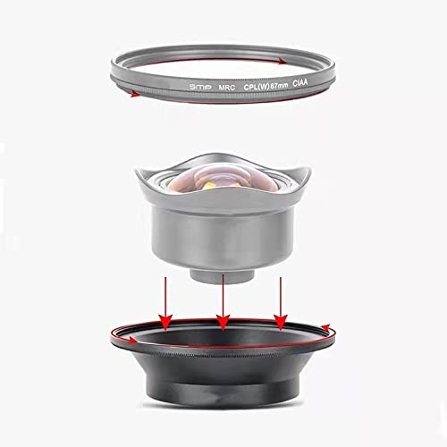 12 mm szerokokątny adapter do obiektywu telefonu komórkowego może być podłączony do filtra CPL/GND/ND