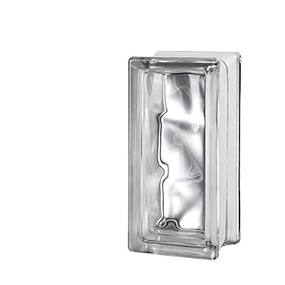 Seves 4 inches H x 8 inches W x 3 inches D Nubio Glass Block
