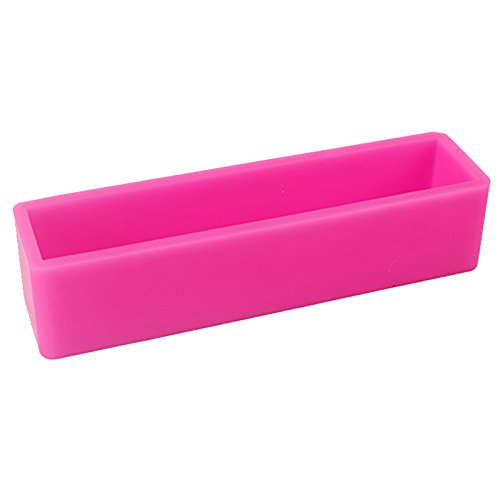 Nicole Loaf Silikon Seifenform – Rechteckig Mit Blumenmatte, Lebensmittelecht
