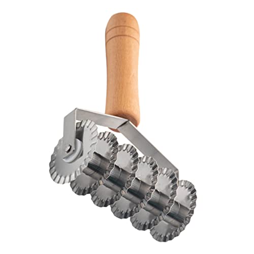 OKUMEYR Gitterteigschneider Aus Edelstahl Ergonomischer Griff Für Einfache Bedienung Küchenwerkzeug Zum Teigschneiden Formschonend Und Langlebig