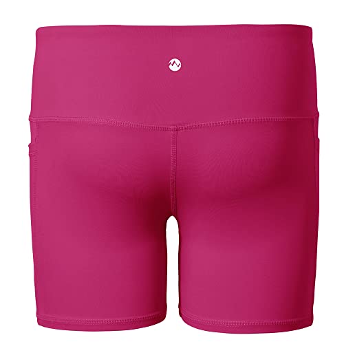 Willit Short feminino de vôlei de 10 cm com bolsos juvenil elastano motociclista dança yoga shorts a
