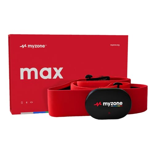 Myzone MZ-3 Physical Activity Chest Strap Heart Rate Monitor - Fitness & Activity Tracker