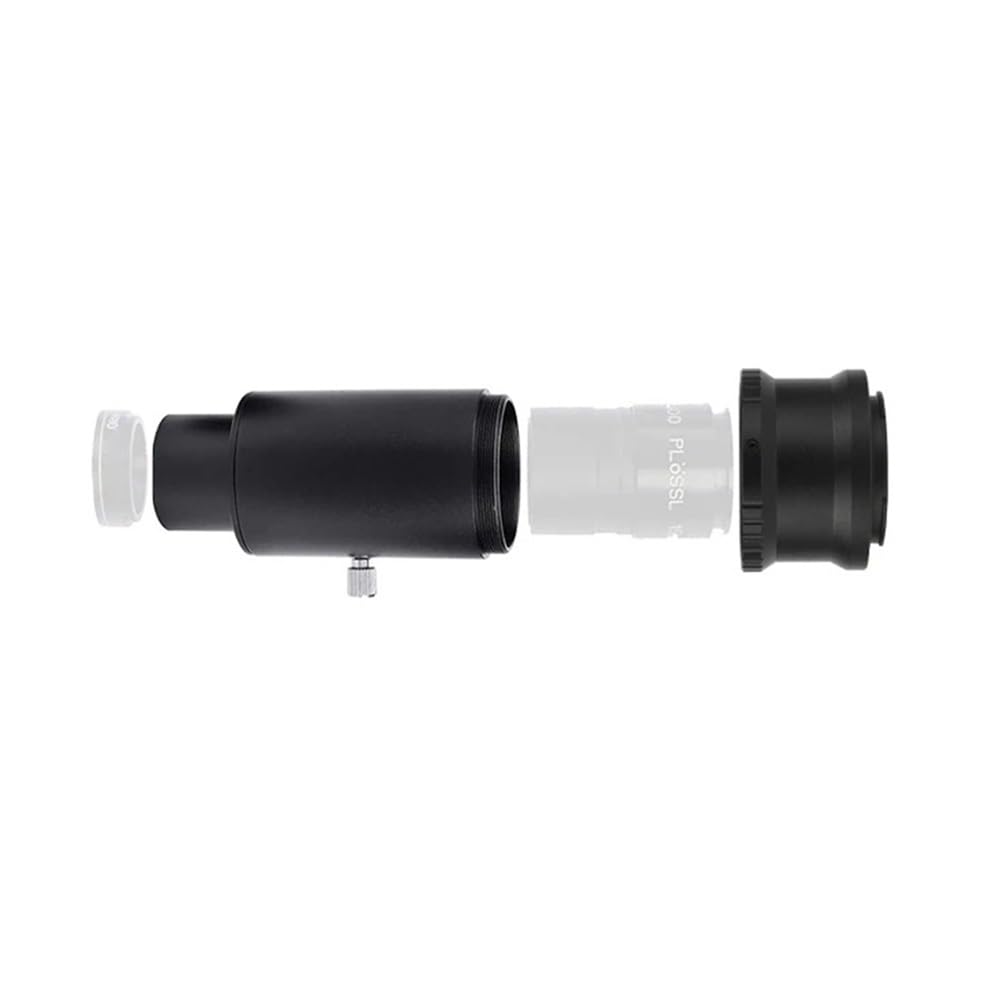 Adaptador de cámara sin Espejo for telescopio, Anillo en T, Tubo extensión Adaptador Montura 1,25" Piezas para telescopio astronómico