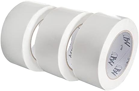 3 Pack Waterproof Tape for Outdoor use Duct Tape Heavy Duty White Duck Tape Waterproof Tape Duct Tape White, 2 inches x 30 Yards