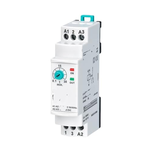 Relé temporizador 24VDC y 110VAC de 50/60Hz para control de automatización eléctrica industrial