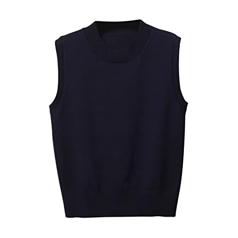 Women's Sleeveless Knitted Jumper Vest Cover