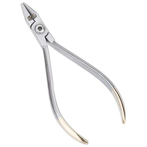 LVCHEN Dental Bird Beak Pliers with Cutter - Orthodontic Wire Bending Loop Forming Pliers Stainless Steel Dental Orthodontic Instrument