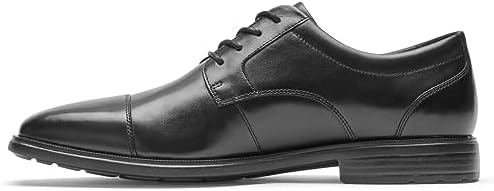 Rockport Men's Dressports Work Cap Toe Oxford, Black, 10.5 Wide | Image 4